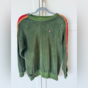 Aviator Nation Green Long Sleeve Shirt